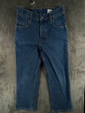 VTG Levi’s 565 Women Size 14 Loose Fit Blue Denim Jeans All Cotton ACTL 25x26.5